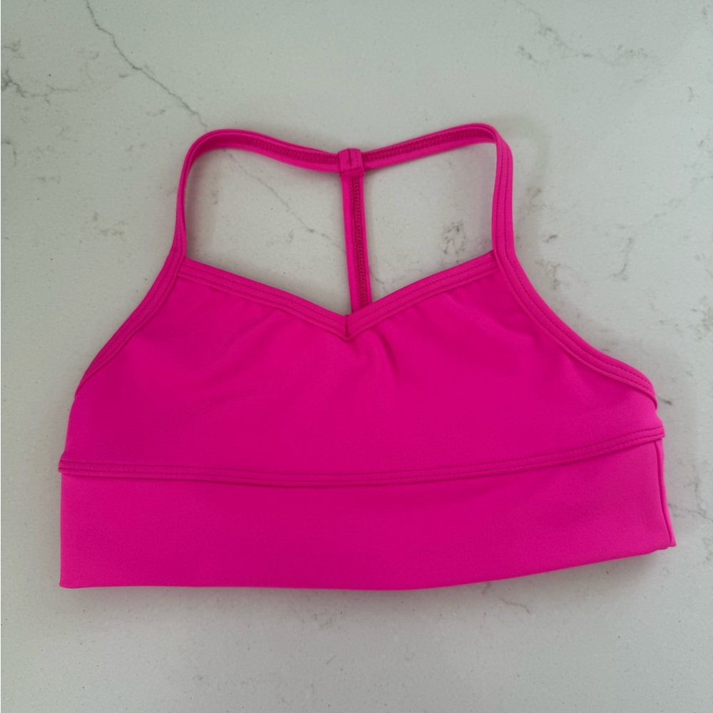 Girls Dive dancewear dance bra in pink paradise